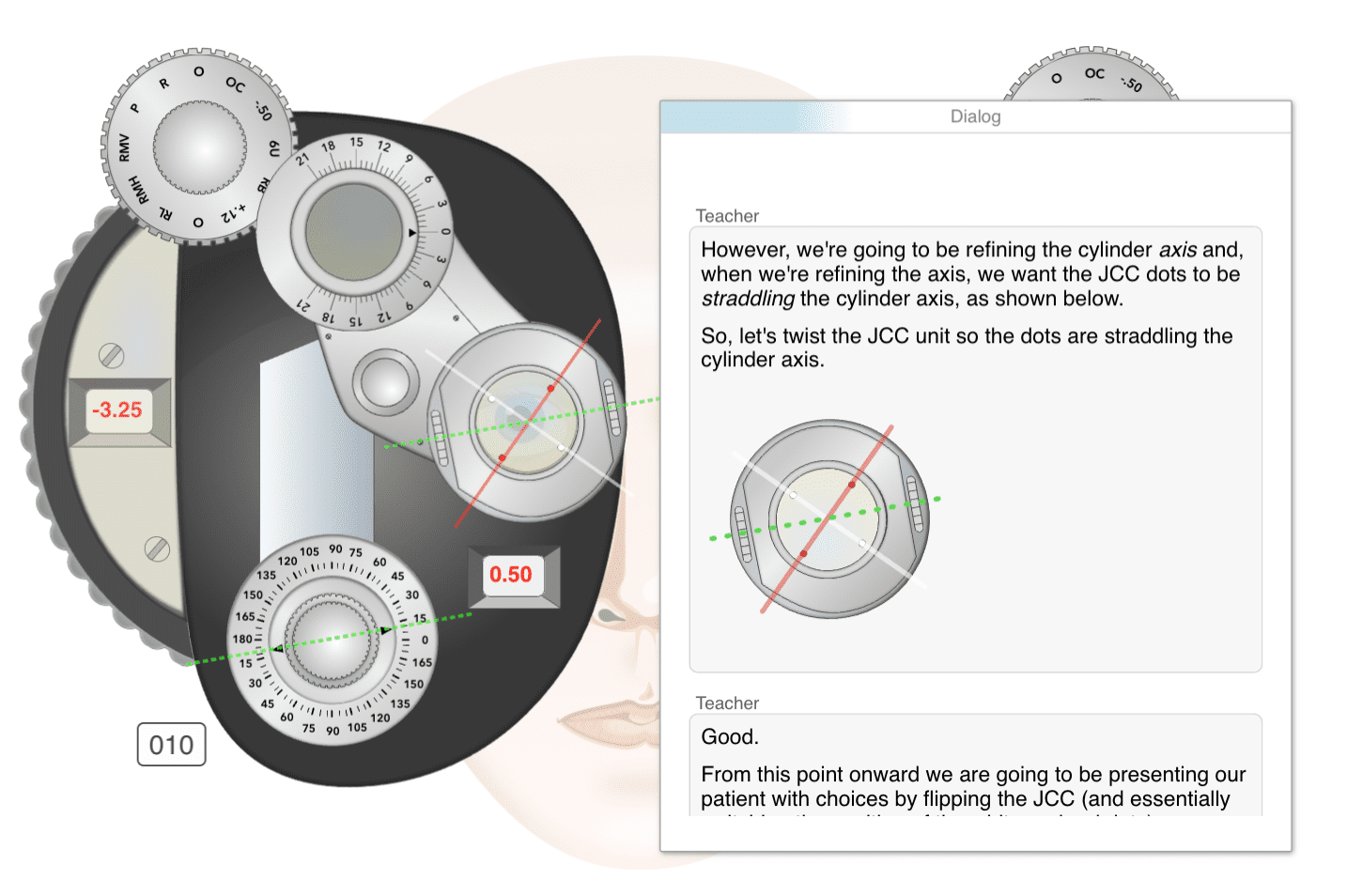 Refraction tutorial screenshot